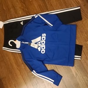 Adidas set in Royal Blue and Black